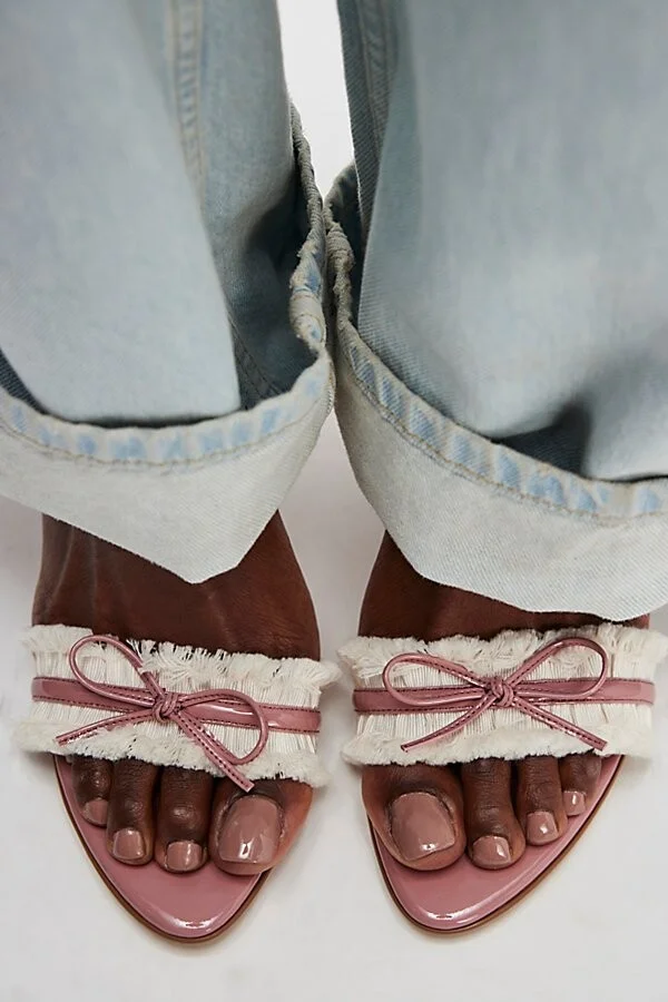 French Exit Bow Heels