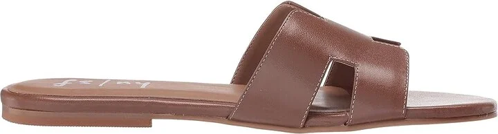 French Sole Alibi Sandal Women's Shoes Cognac Leather : 5 M - Image 8