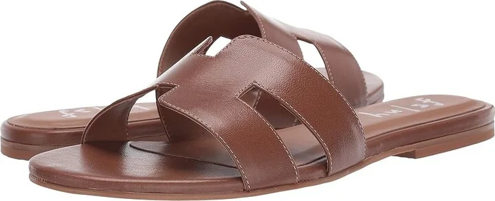 French Sole Alibi Sandal Women's Shoes Cognac Leather : 5 M