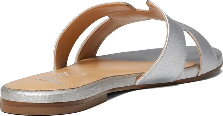 French Sole Alibi Sandal Women's Shoes Silver Metallic Pebble : 6.5 M, Leather - Image 4
