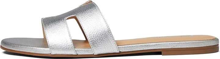 French Sole Alibi Sandal Women's Shoes Silver Metallic Pebble : 6.5 M, Leather - Image 6