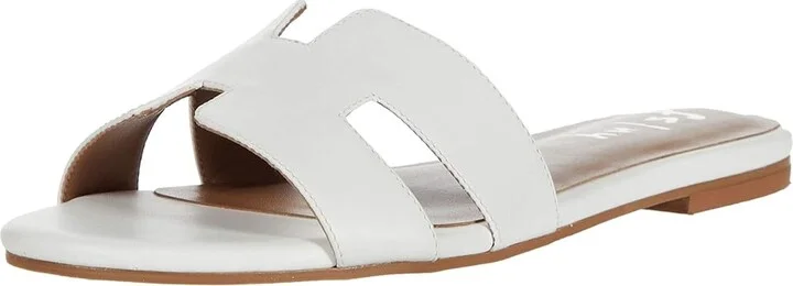 French Sole Alibi Sandal Women's Shoes White Leather : 5.5 M - Image 2