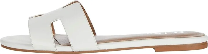 French Sole Alibi Sandal Women's Shoes White Leather : 5.5 M - Image 7