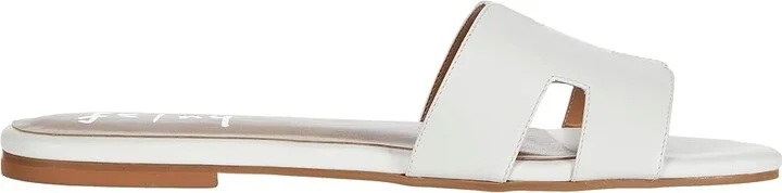 French Sole Alibi Sandal Women's Shoes White Leather : 5.5 M - Image 8