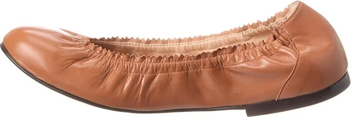 French Sole Cecila Leather Flat - Image 2
