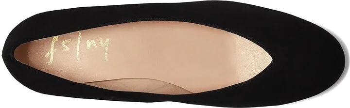 French Sole Cindy High Women's Heels Black Suede : 7.5 M, Leather/Rubber/Suede - Image 2