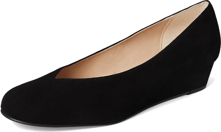 French Sole Cindy High Women's Heels Black Suede : 7.5 M, Leather/Rubber/Suede - Image 5