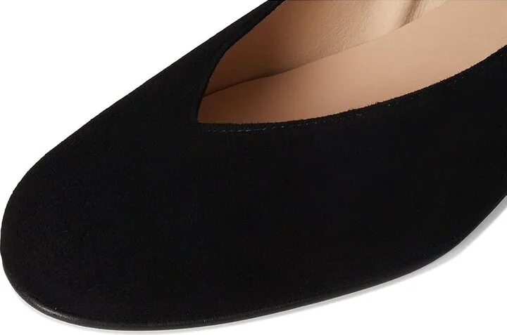 French Sole Cindy High Women's Heels Black Suede : 7.5 M, Leather/Rubber/Suede - Image 7