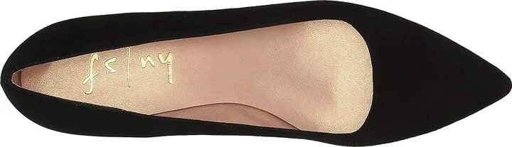 French Sole Clap Women's Shoes Black Suede : 6 M - Image 3