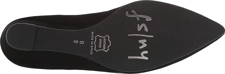 French Sole Clap Women's Shoes Black Suede : 6 M - Image 4