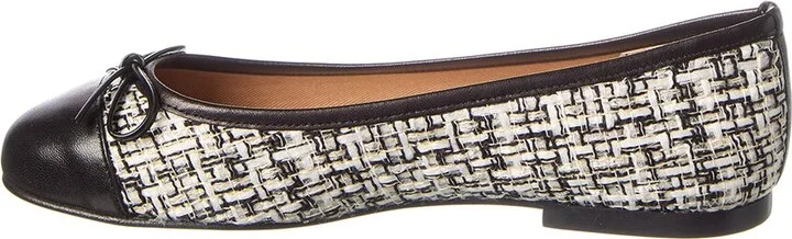 French Sole Cordelia Cap Toe Leather Flat - Image 4