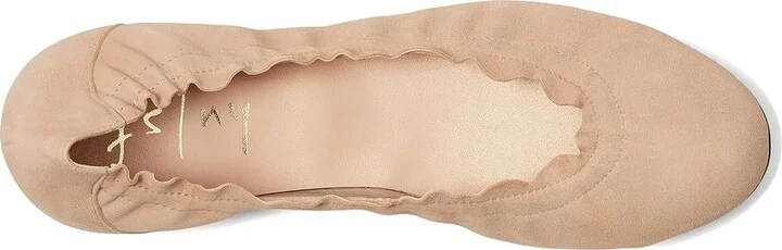 French Sole Cuff Women's Shoes Nude : 7.5 M, Suede - Image 2