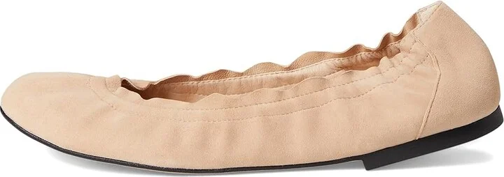 French Sole Cuff Women's Shoes Nude : 7.5 M, Suede - Image 6