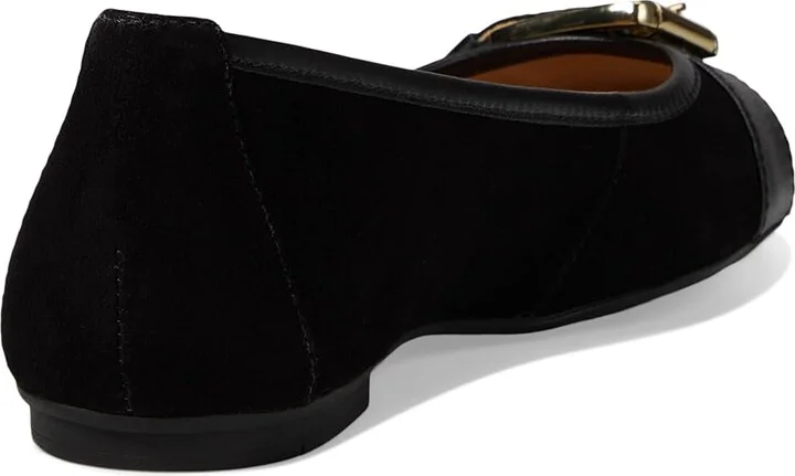French Sole Ditto Women's Flat Shoes Black Suede : 11 M, Leather/Rubber/Suede - Image 4