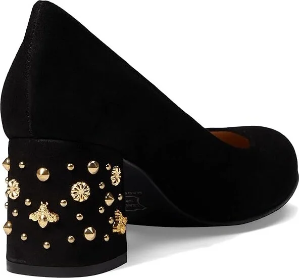 French Sole Empress Women's Shoes Black Suede : 6.5 M - Image 4