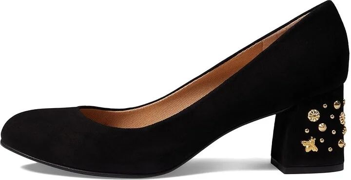 French Sole Empress Women's Shoes Black Suede : 6.5 M - Image 5