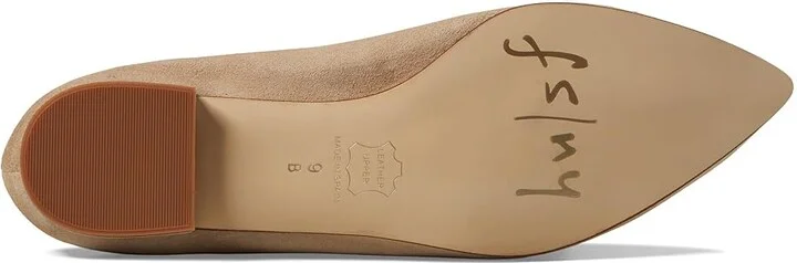 French Sole Farmington Women's Shoes Nude : 7 M, Leather/Microfiber/Suede - Image 3