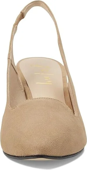 French Sole Harriet High Women's Heels Camel : 10 M, Leather/Suede - Image 2