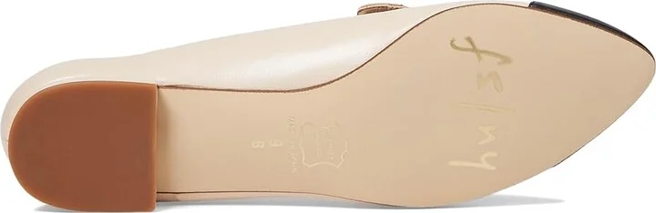 French Sole Indelible Women's Flat Shoes Cream/Black : 6 M, Leather/Rubber - Image 3
