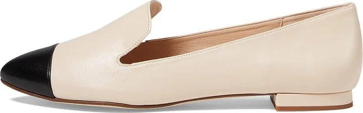 French Sole Indelible Women's Flat Shoes Cream/Black : 6 M, Leather/Rubber - Image 5