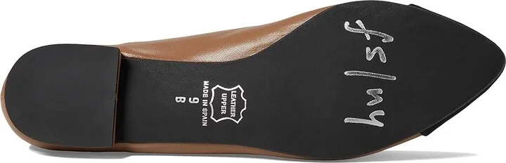 French Sole Indelible Women's Flat Shoes Taupe/Black Napa : 7.5 M, Leather/Rubber - Image 3