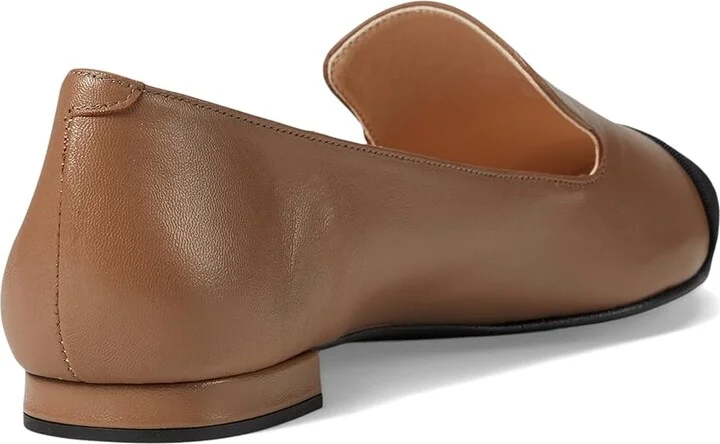 French Sole Indelible Women's Flat Shoes Taupe/Black Napa : 7.5 M, Leather/Rubber - Image 4