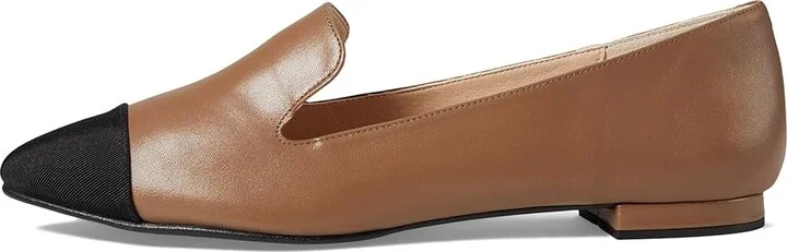 French Sole Indelible Women's Flat Shoes Taupe/Black Napa : 7.5 M, Leather/Rubber - Image 6