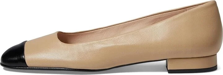 French Sole Insight Women's Shoes Beige/Black : 6.5 M, Leather/Microfiber/Rubber - Image 5