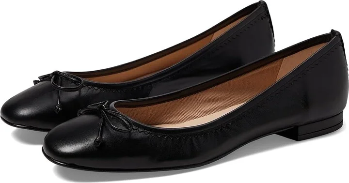 French Sole Jasmine Women's Shoes Black : 6 M, Leather/Microfiber