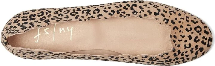 French Sole Jigsaw Women's Flat Shoes Beige : 8.5 M, Leather/Nappa - Image 2
