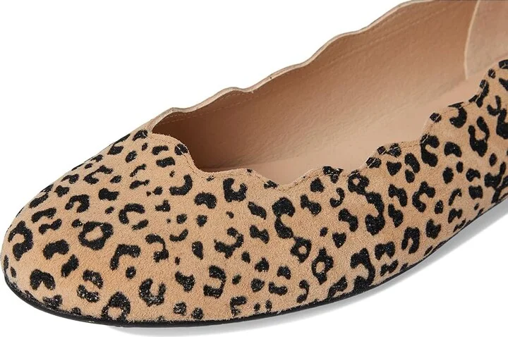 French Sole Jigsaw Women's Flat Shoes Beige : 8.5 M, Leather/Nappa - Image 7