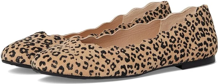 French Sole Jigsaw Women's Flat Shoes Beige : 8.5 M, Leather/Nappa