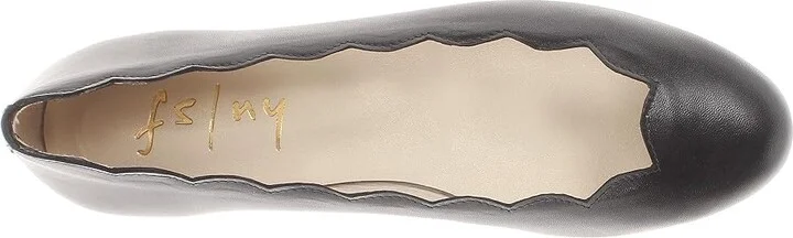 French Sole Jigsaw Women's Flat Shoes Black Nappa Leather : 5 M, Leather/Nappa - Image 3
