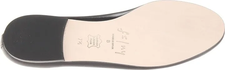 French Sole Jigsaw Women's Flat Shoes Black Nappa Leather : 5 M, Leather/Nappa - Image 4