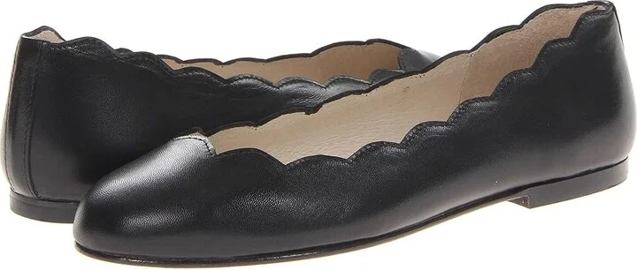 French Sole Jigsaw Women's Flat Shoes Black Nappa Leather : 5 M, Leather/Nappa