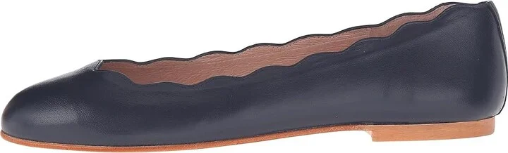 French Sole Jigsaw Women's Flat Shoes Navy Nappa : 5 M, Leather/Nappa - Image 7