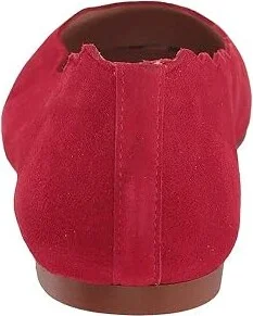 French Sole Jigsaw Women's Flat Shoes Red Suede : 6 M, Leather/Nappa/Suede - Image 5
