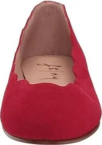 French Sole Jigsaw Women's Flat Shoes Red Suede : 6 M, Leather/Nappa/Suede - Image 6