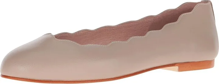 French Sole Jigsaw Women's Flat Shoes Taupe Nappa : 5 M, Leather/Nappa - Image 2