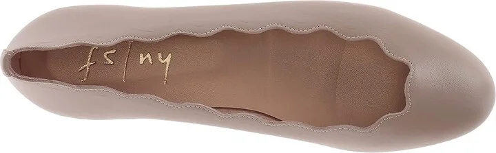 French Sole Jigsaw Women's Flat Shoes Taupe Nappa : 5 M, Leather/Nappa - Image 3