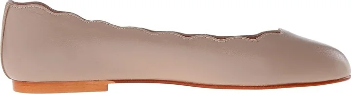 French Sole Jigsaw Women's Flat Shoes Taupe Nappa : 5 M, Leather/Nappa - Image 8