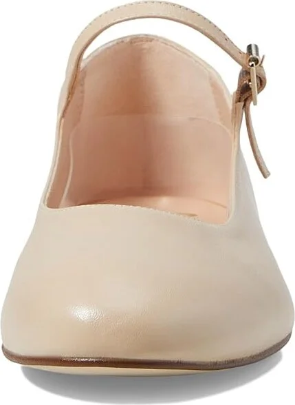 French Sole Lacey Women's Flat Shoes Beige : 8.5 M, Leather - Image 2