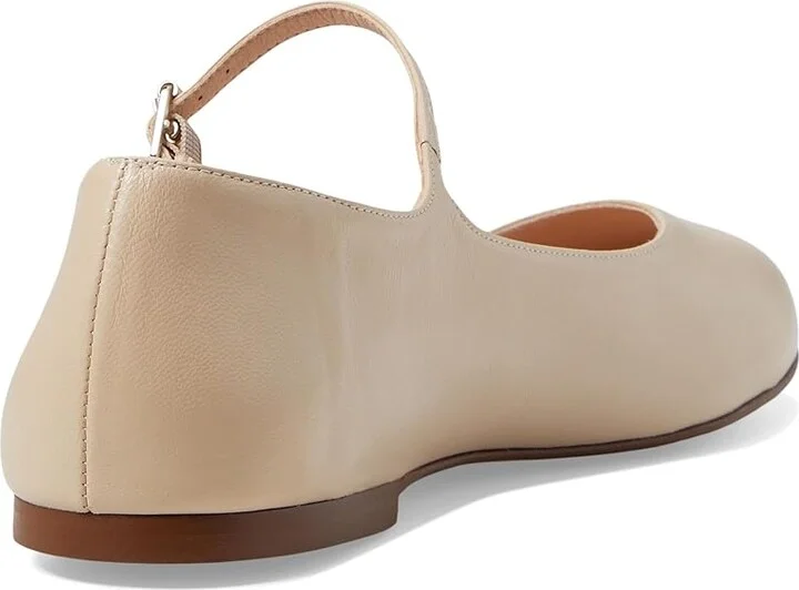 French Sole Lacey Women's Flat Shoes Beige : 8.5 M, Leather - Image 4