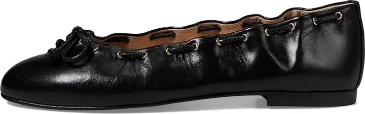 French Sole Lauren Women's Flat Shoes Black Napa : 8 M, Leather - Image 5