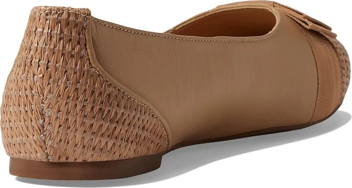 French Sole Layla Women's Shoes Beige Nappa/Raffia : 8.5 M, Leather/Raffia - Image 4