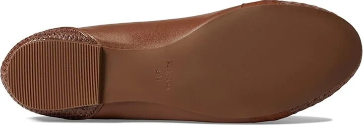 French Sole Layla Women's Shoes Cognac Nappa/Raffia : 7 M, Leather/Raffia - Image 3