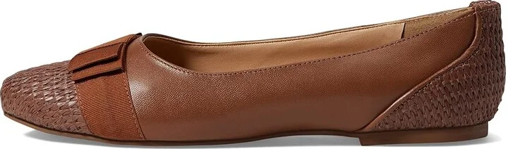 French Sole Layla Women's Shoes Cognac Nappa/Raffia : 7 M, Leather/Raffia - Image 5