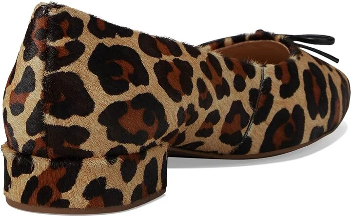 French Sole Mabel High Women's Heels Beige Leopard Haircalf : 6.5 M, Leather - Image 4