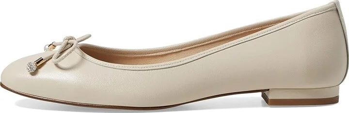French Sole Marlena Women's Flat Shoes Beige : 10 M, Leather - Image 5