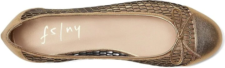 French Sole Meadow Women's Shoes Gold : 8.5 M, Leather - Image 2